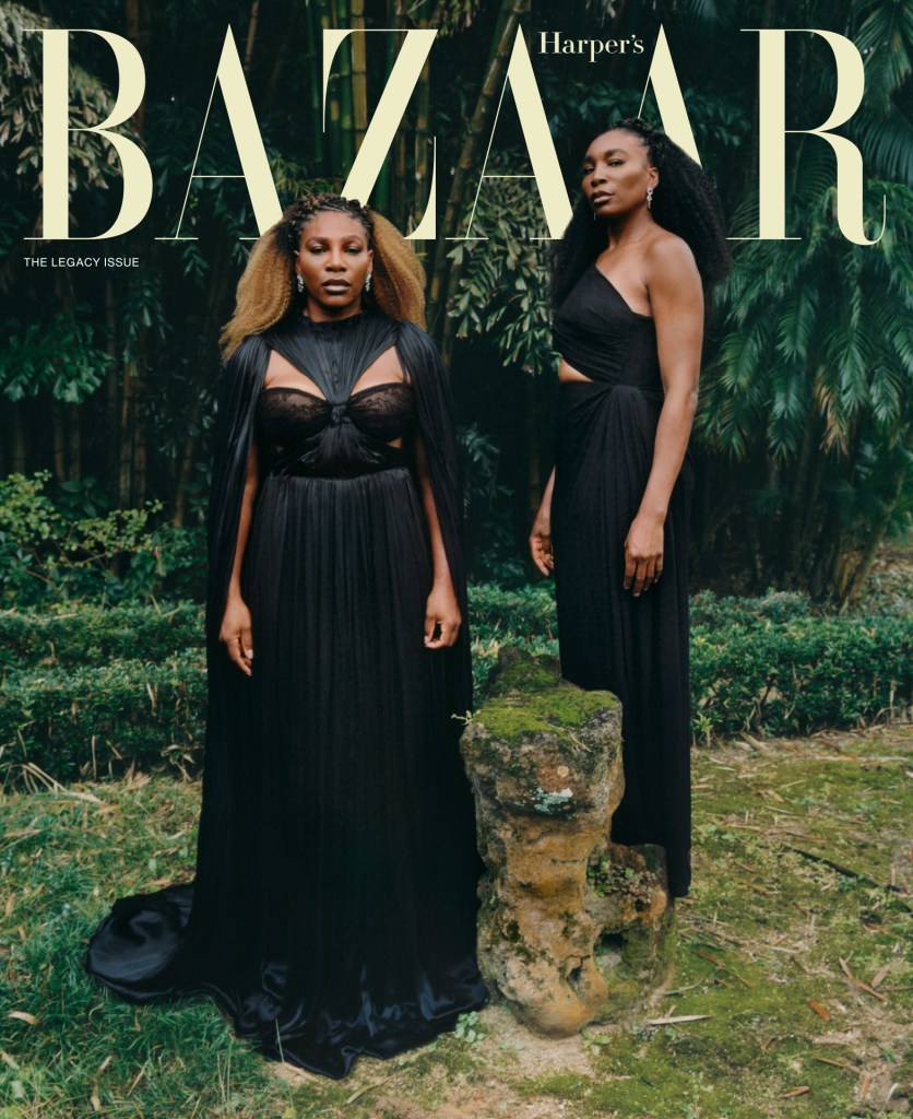 Venus and Serena Williams for Harper's BAZAAR