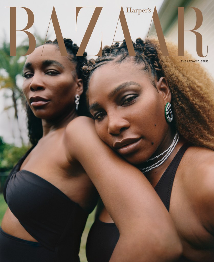 Venus and Serena Williams for Harper's BAZAAR