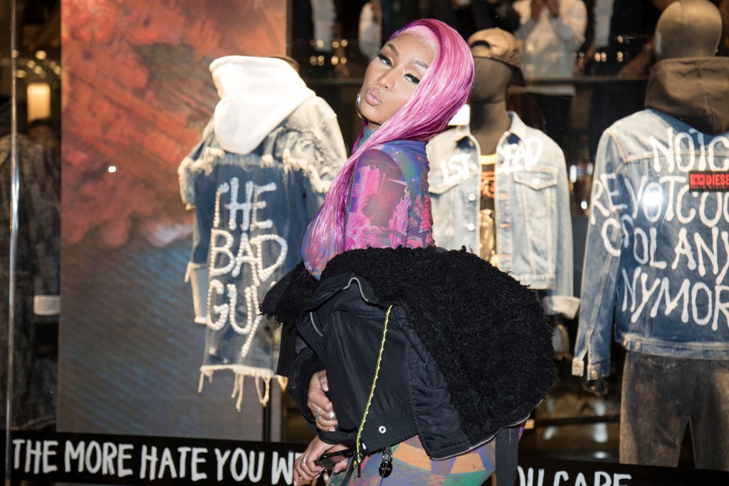 Nicki Minaj at the Diesel Store