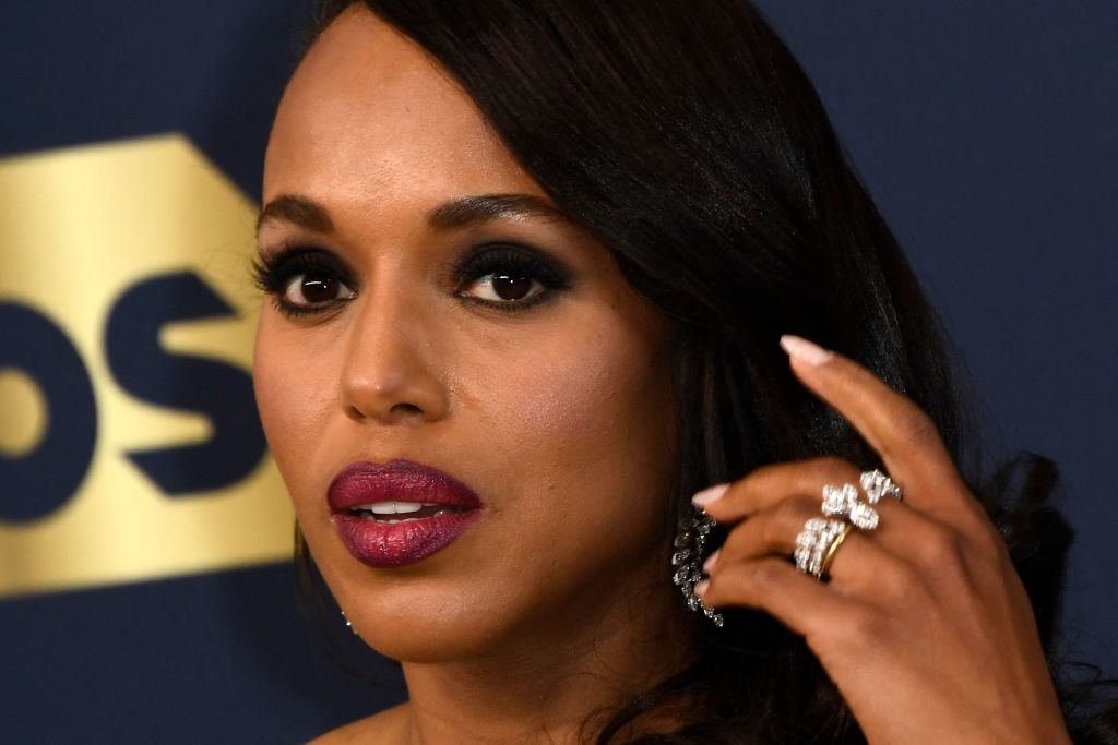 Close up image of Kerry Washington at the SAG awards