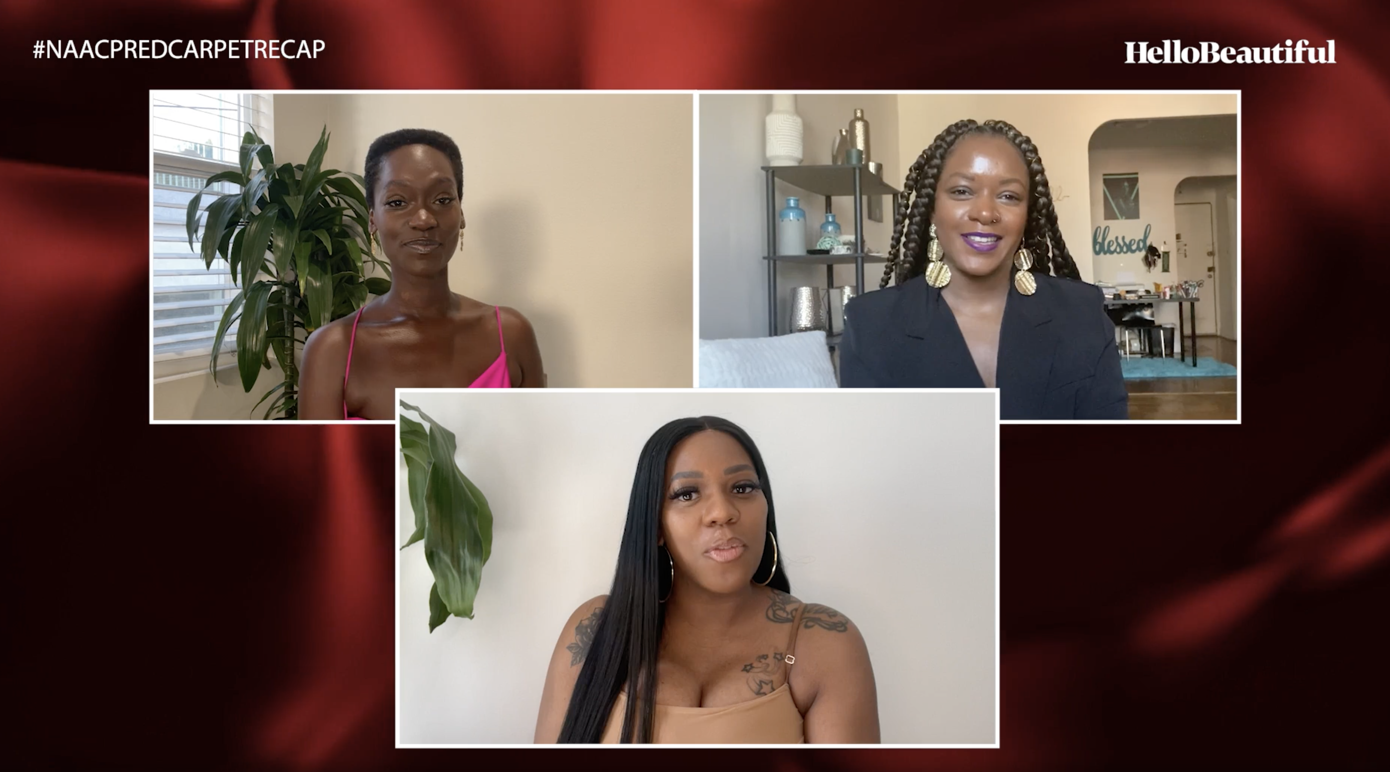 Shamika Sanders Cynthia Gitonga Marsha Badger Red Carpet Recap Naacp Image Awards