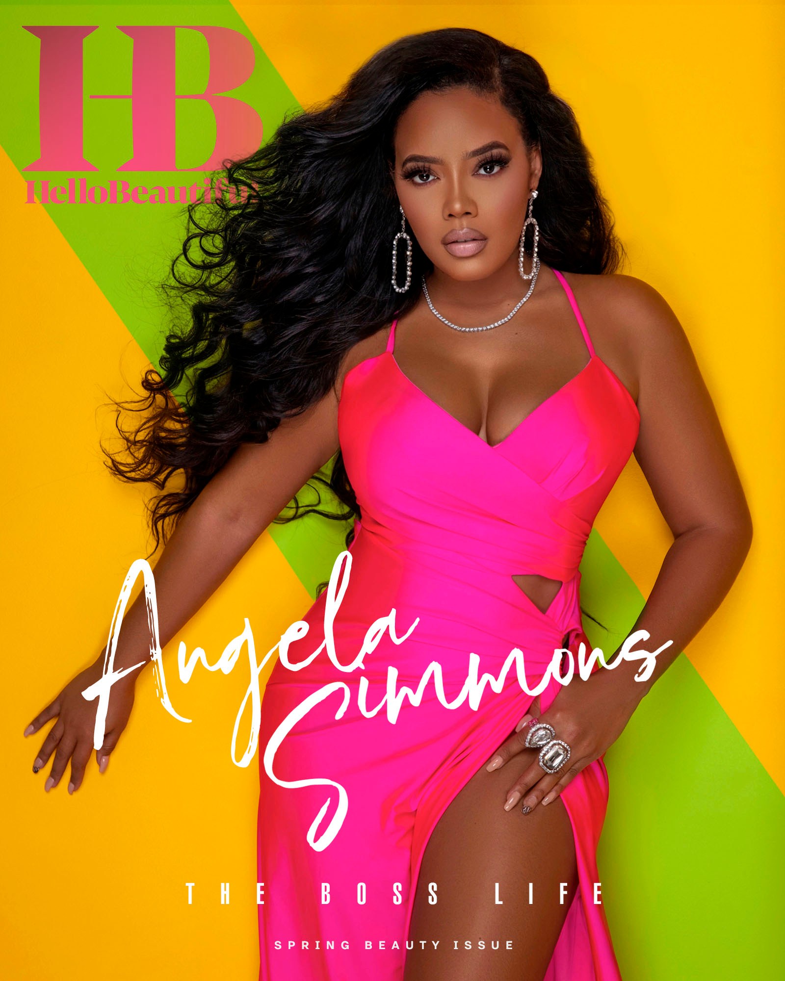 Angela Simmons HelloBeautiful April Cover