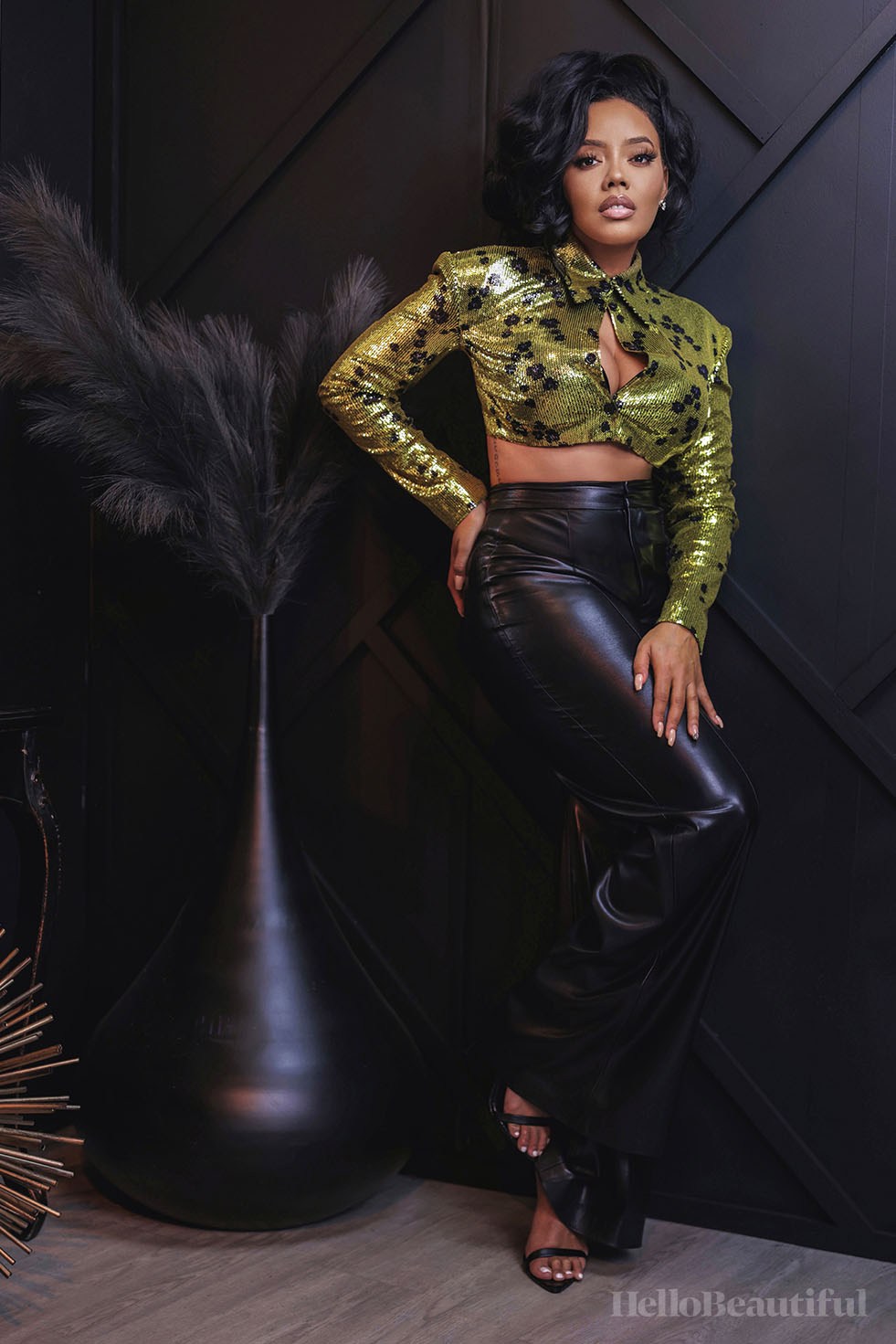 Angela Simmons HelloBeautiful April Cover