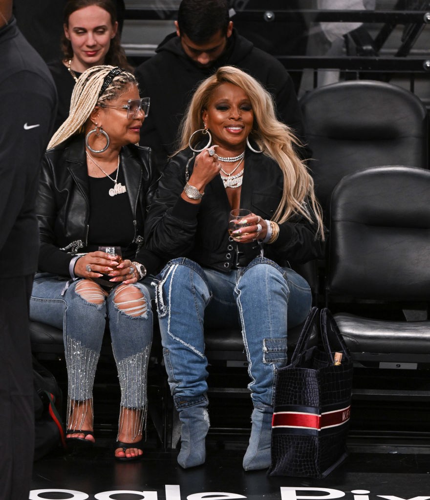 Celebrities Attend Boston Celtics v Brooklyn Nets Game