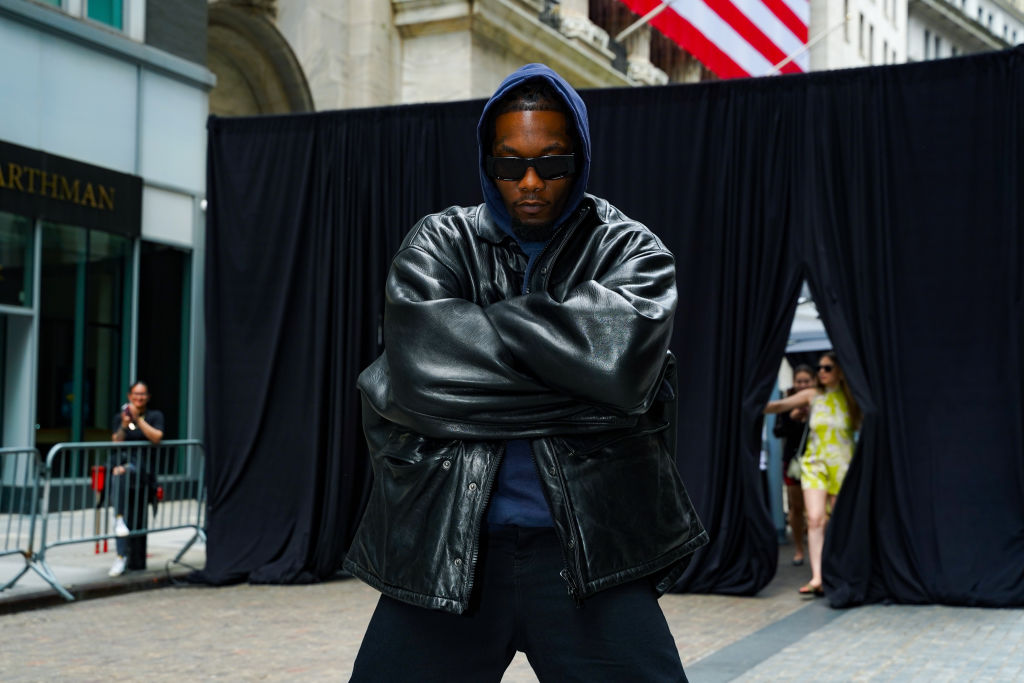 Offset attends Balenciaga's NYC Show Spring 23 Collection