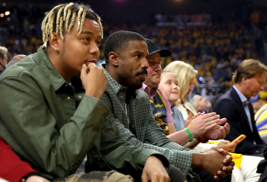 Michael B. Jordan 2022 NBA Finals - Game Two