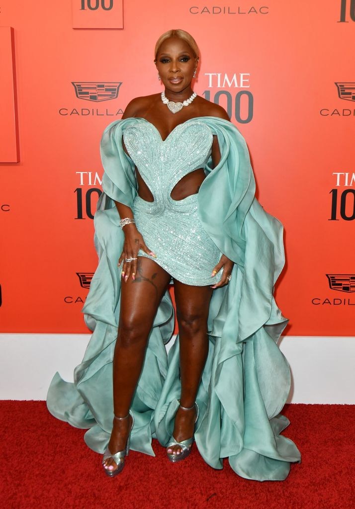 mary j. blige wearing Gaurav Gupta