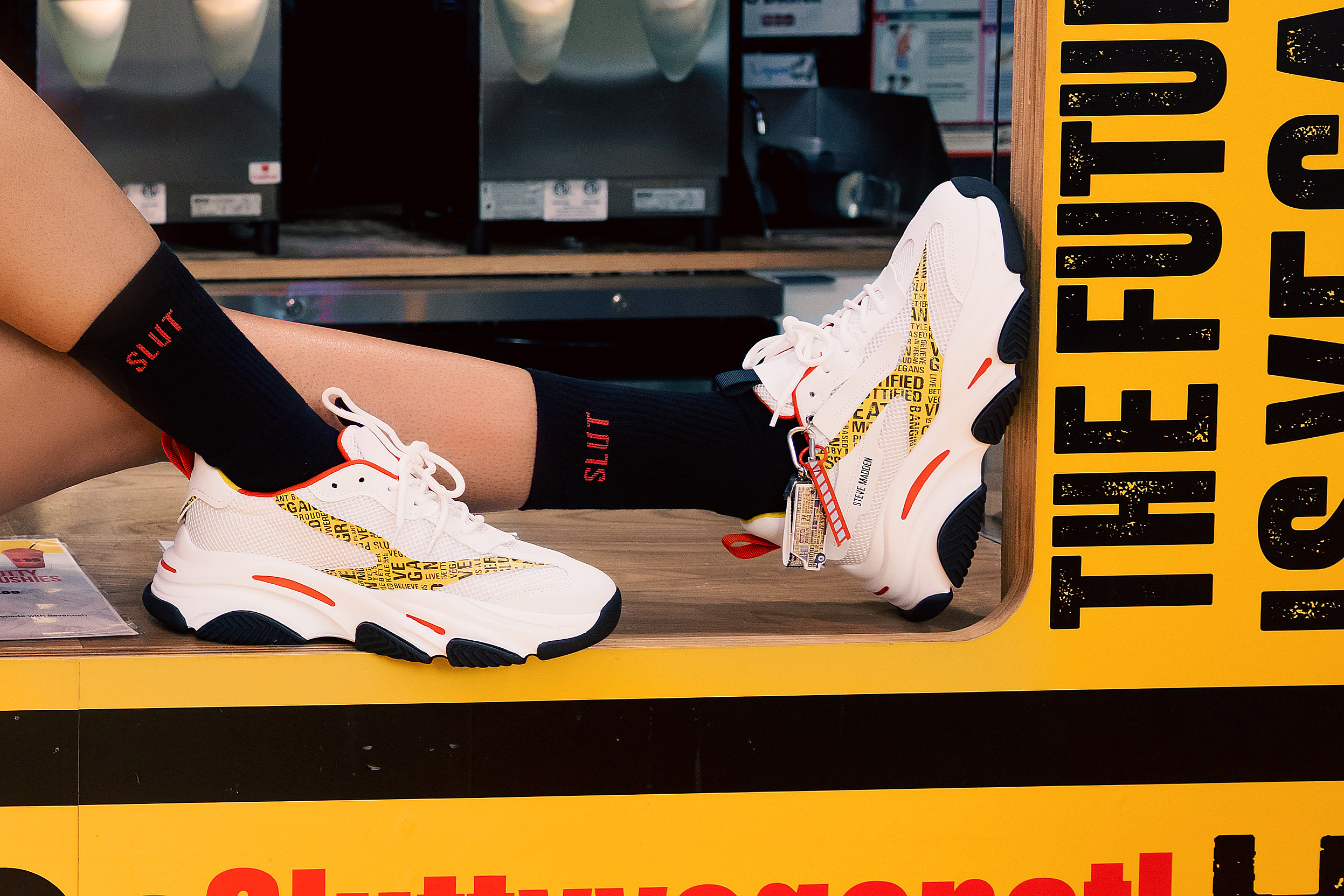 Slutty Vegan And Steve Madden Collaborate On Vegan Sneaker And Bag Collection