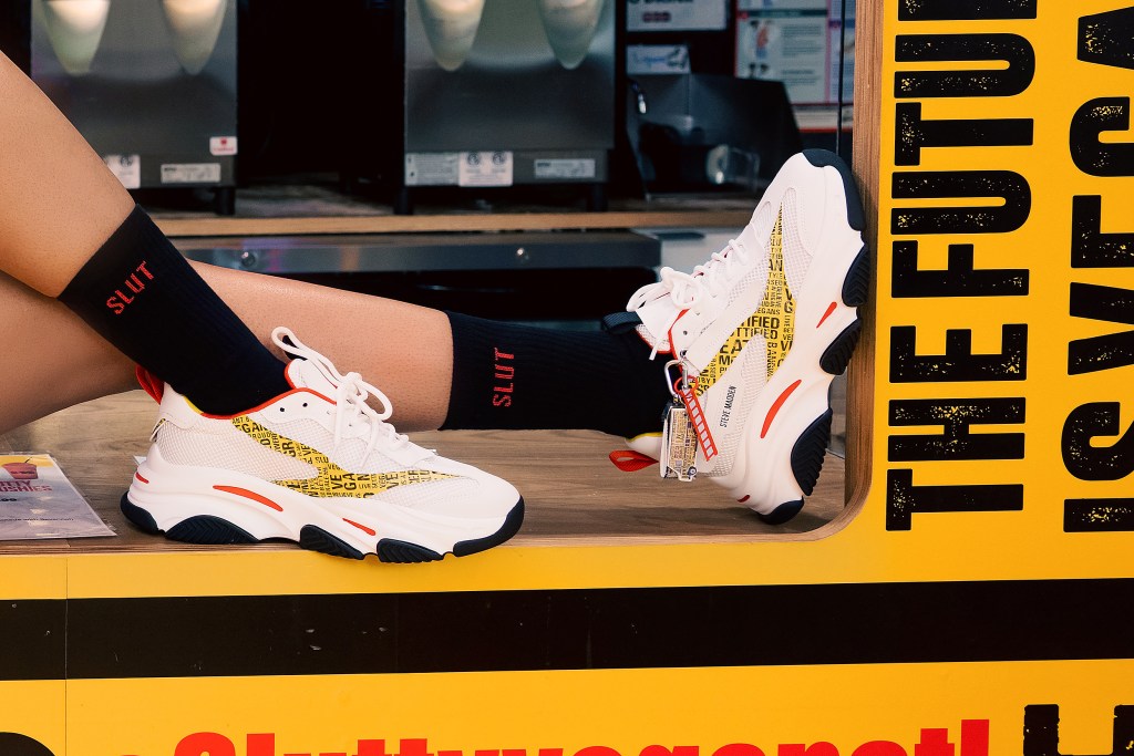 Slutty Vegan And Steve Madden Collaborate On Vegan Sneaker And Bag Collection
