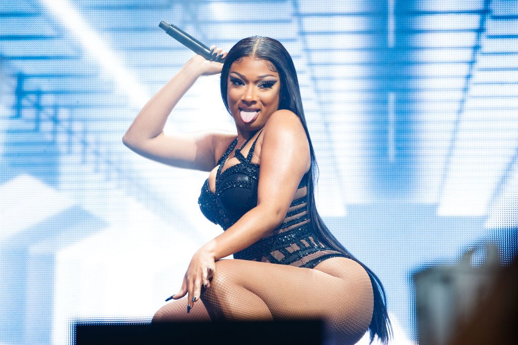 Megan thee stallion performing at Parklife Festival 2022