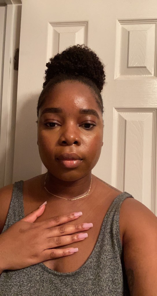 Tatayana Yomary using Milani Cosmetics Make It Last Sunscreen Setting Spray