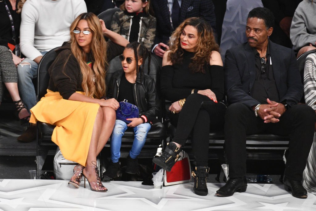 Celebrities At The 67th NBA All-Star Game: Team LeBron Vs. Team Stephen