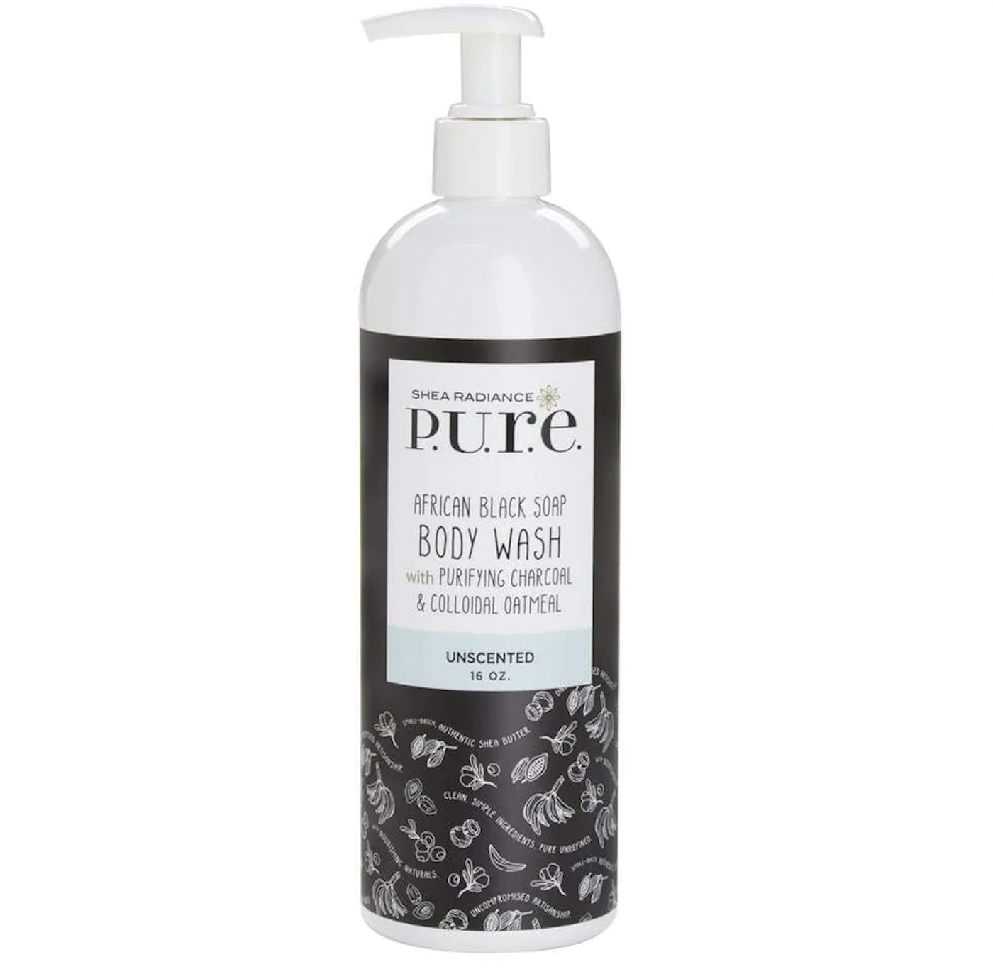 Shea Radiance Charcoal and Colloidal Oatmeal Body Wash