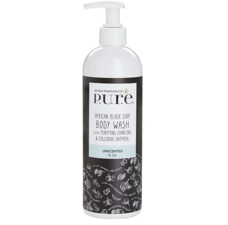 Shea Radiance Charcoal and Colloidal Oatmeal Body Wash