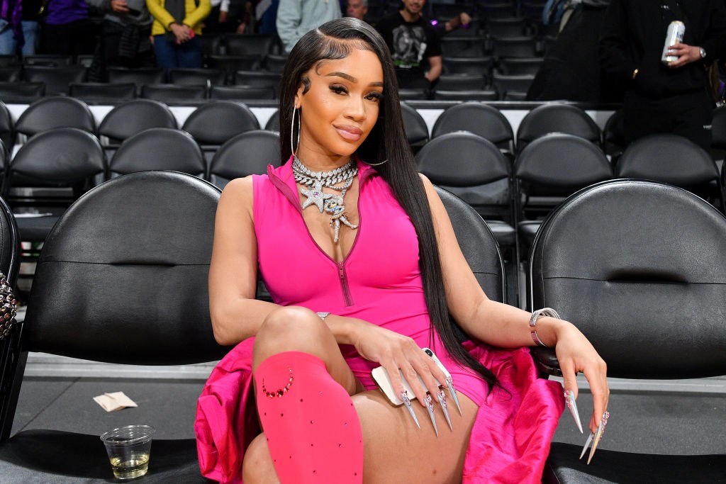 Celebrities At The Los Angeles Lakers Game