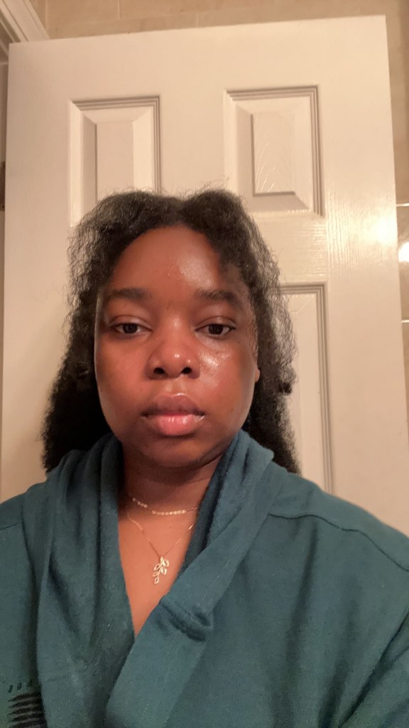 Tatayana Yomary post-skincare treatment