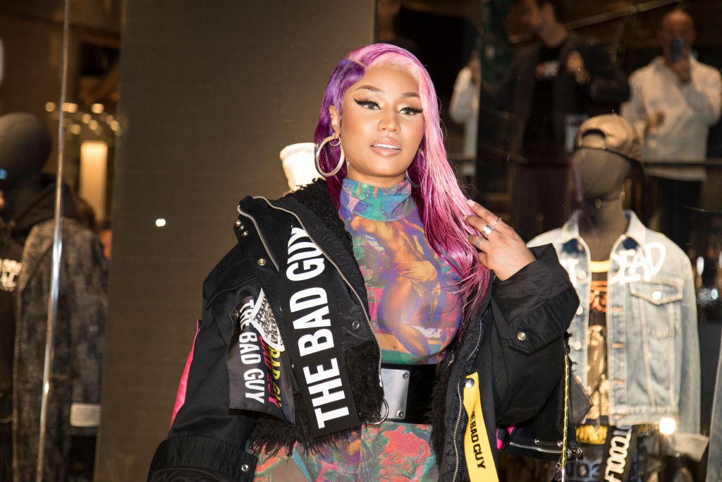 Nicki Minaj at the Diesel Store
