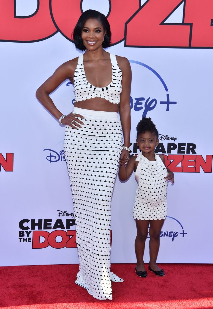 Gabrielle Union and Kaavia James