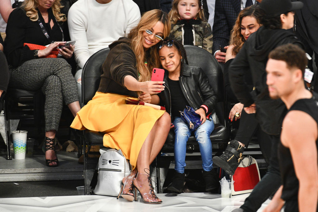 Celebrities At The 67th NBA All-Star Game: Team LeBron Vs. Team Stephen