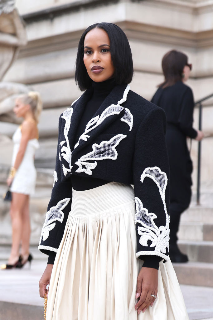 Schiaparelli : Outside Arrivals - Paris Fashion Week - Haute Couture Fall/Winter 2023/2024