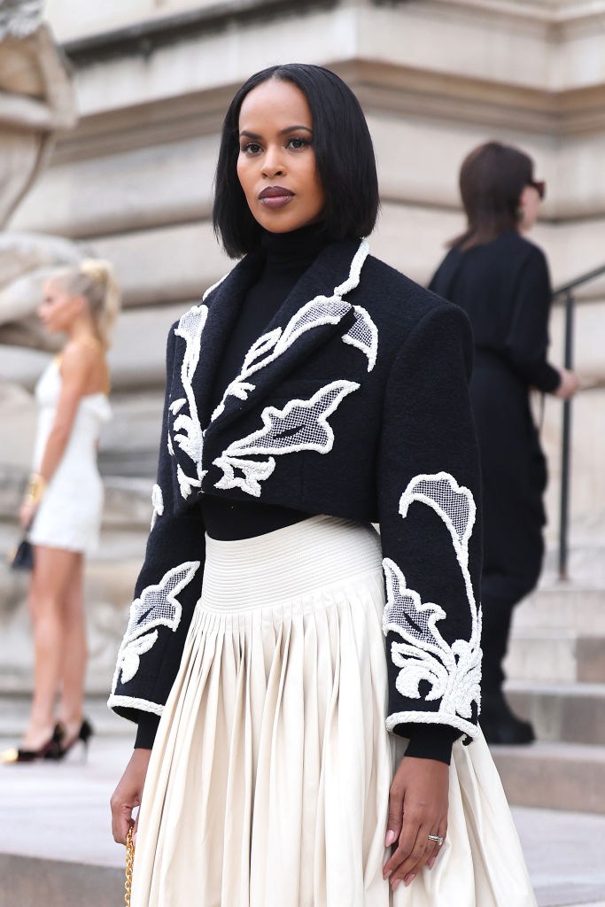 Schiaparelli : Outside Arrivals - Paris Fashion Week - Haute Couture Fall/Winter 2023/2024