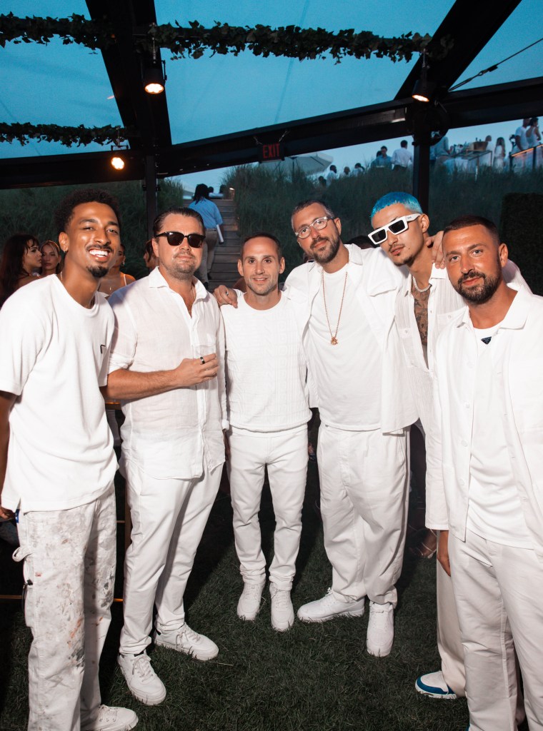 CEO Michael Rubin and Camille Fishel All-White 4th Of July Party In The Hamptons