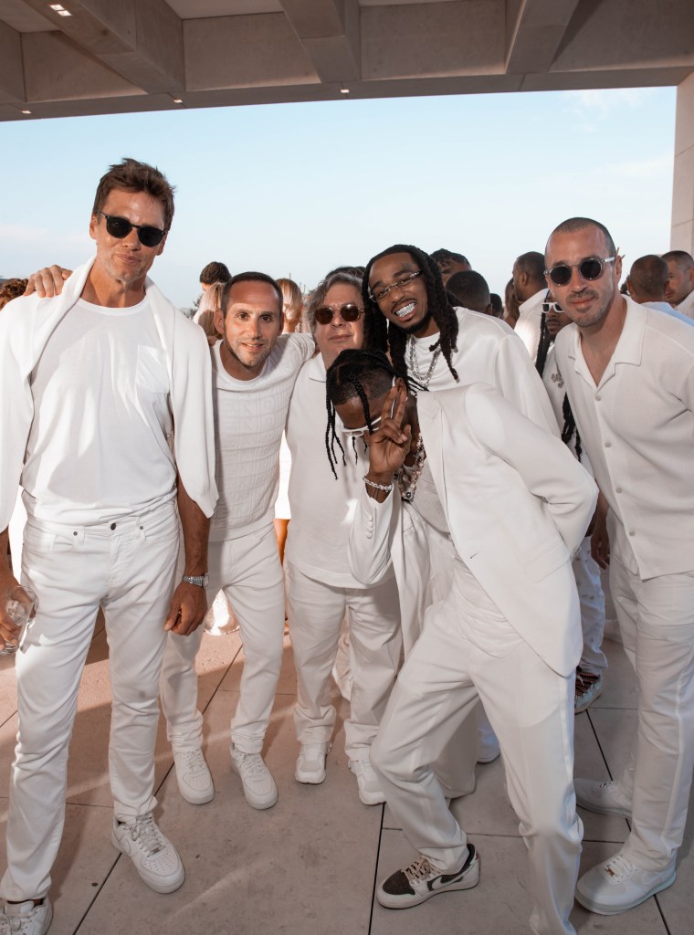 CEO Michael Rubin and Camille Fishel All-White 4th Of July Party In The Hamptons