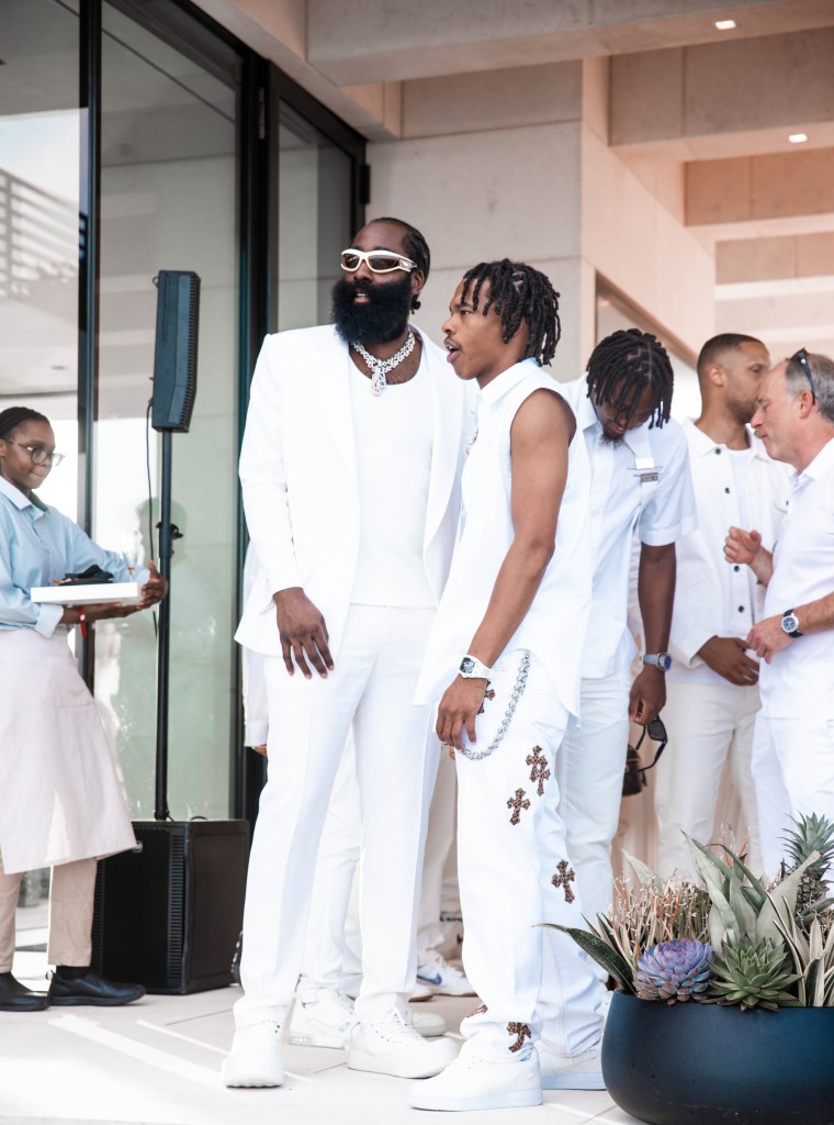 CEO Michael Rubin and Camille Fishel All-White 4th Of July Party In The Hamptons