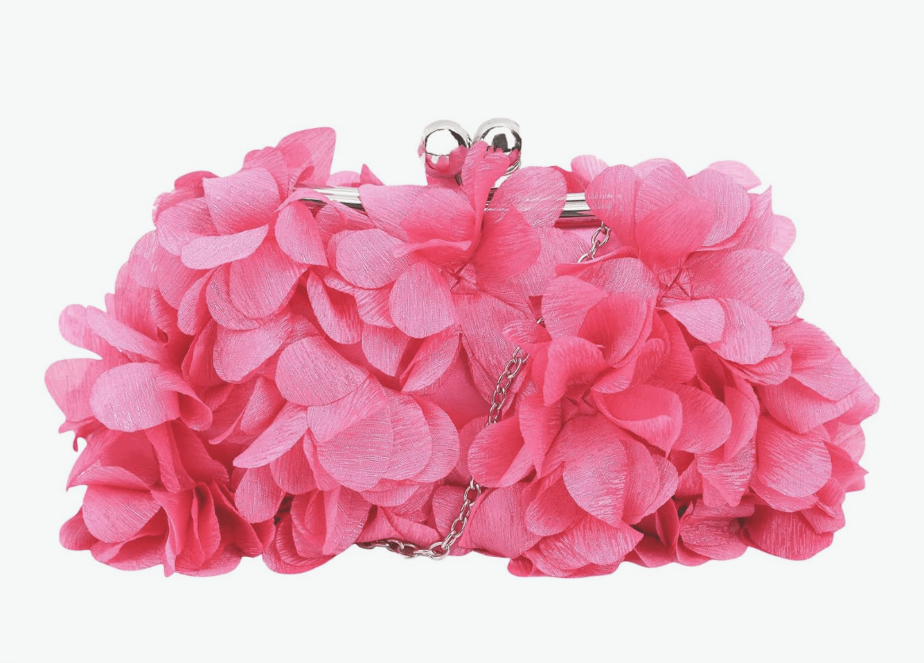 JAMBHALA Clutch Evening Handbags Floral Appliques Small Clutch Purses for Women