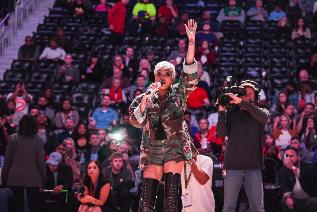 Celebrities Attend The Boston Celtics Vs Atlanta Hawks Game