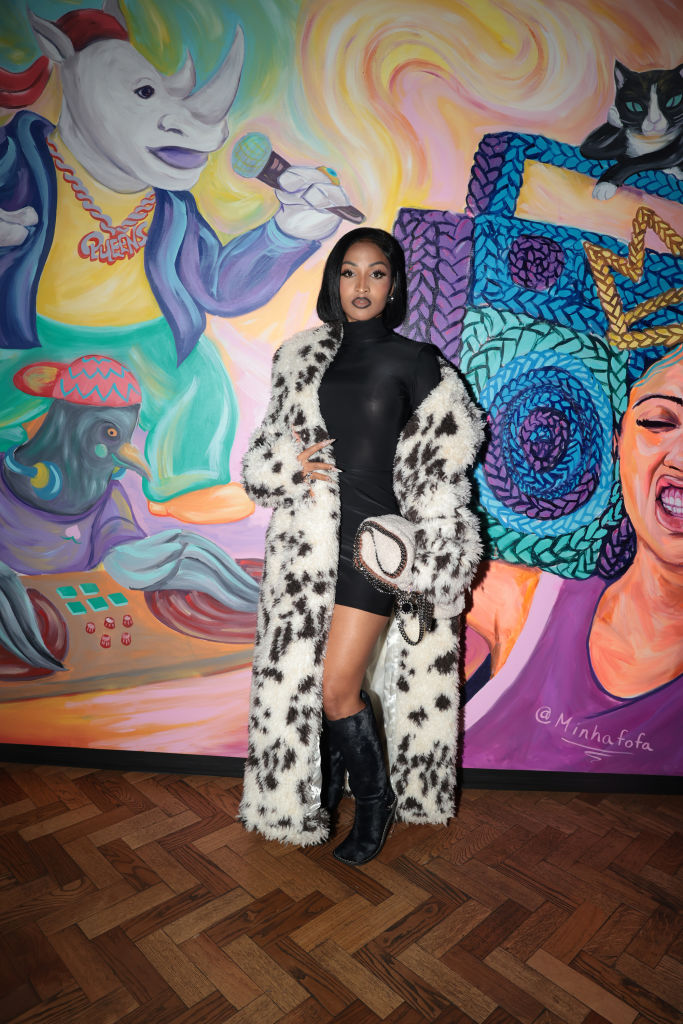 Shenseea Gives Fur Fabulousness