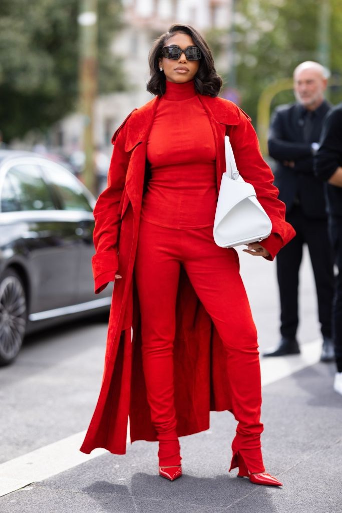 Street Style - Day 5 - Milan Fashion Week - Womenswear Spring/Summer 2024