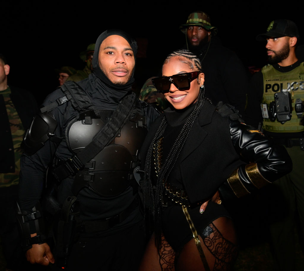 Ashanti pregnant Nelly pregnancy rumor Black and White Gala St. Lois