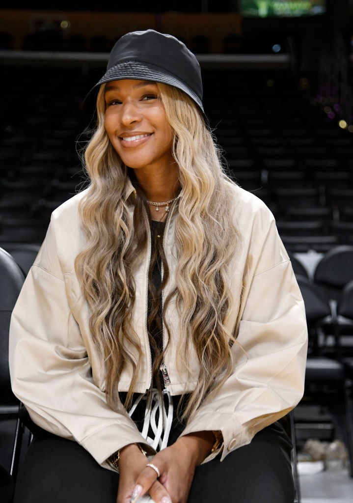 Celebrities At The Los Angeles Lakers Game