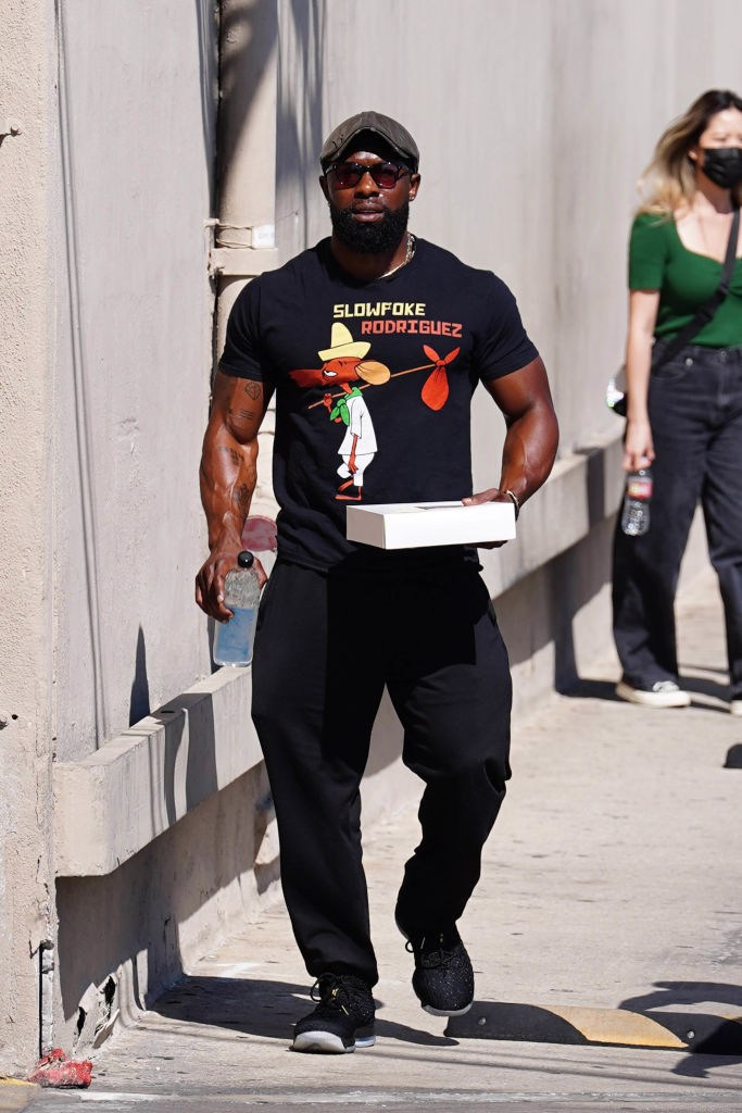 Trevante looks good with - or without - clothes.