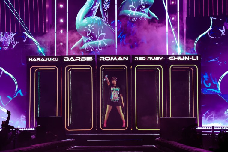 That time Nicki wore her own merch on stage.
