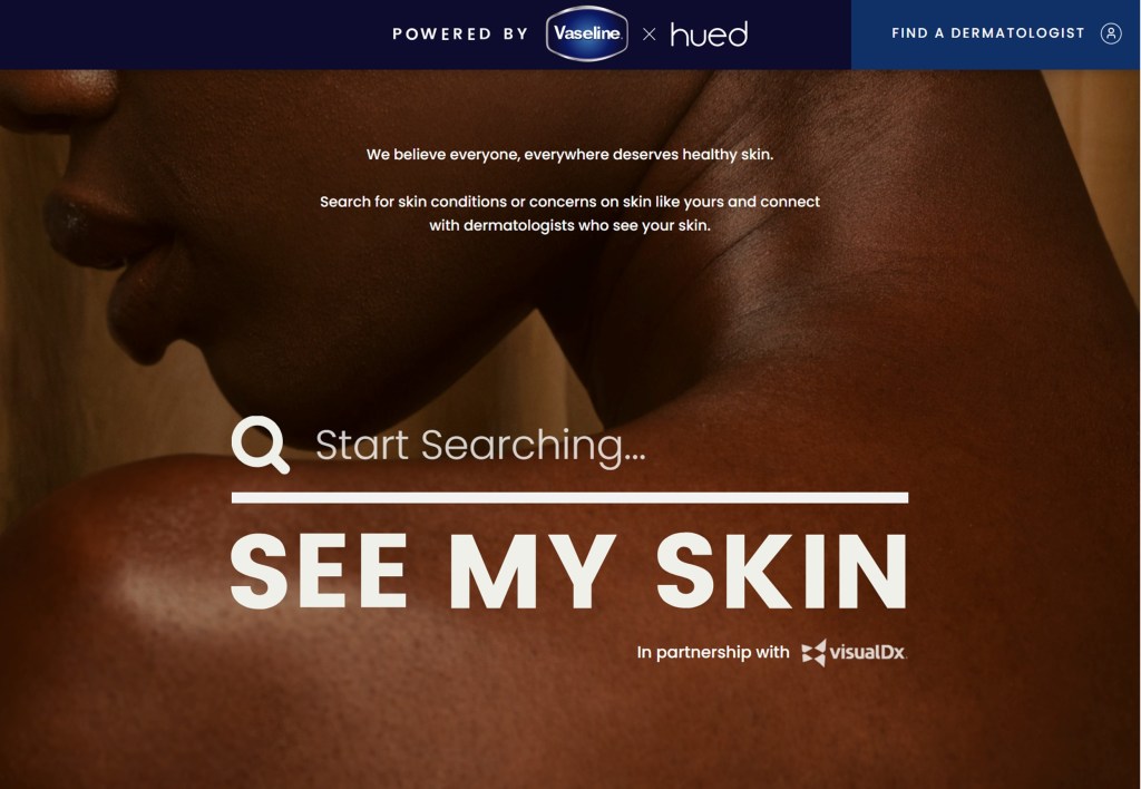 See My Skin website shot