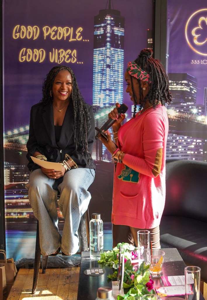 Marsha and Danisha on stage