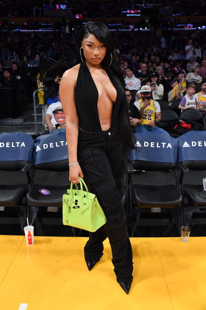 Celebrities At The Los Angeles Lakers Game