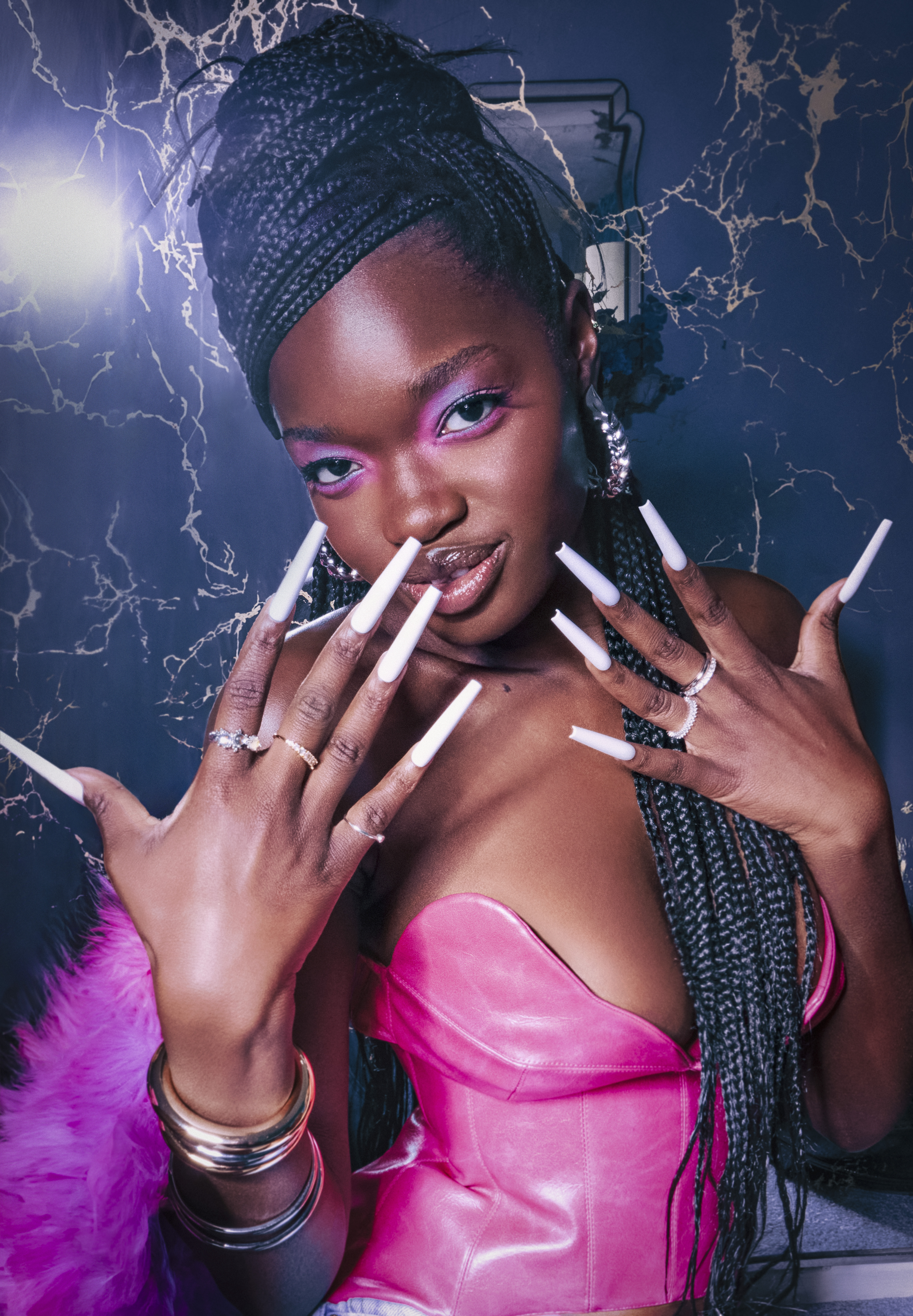 Nicki Minaj Pink Friday Nails