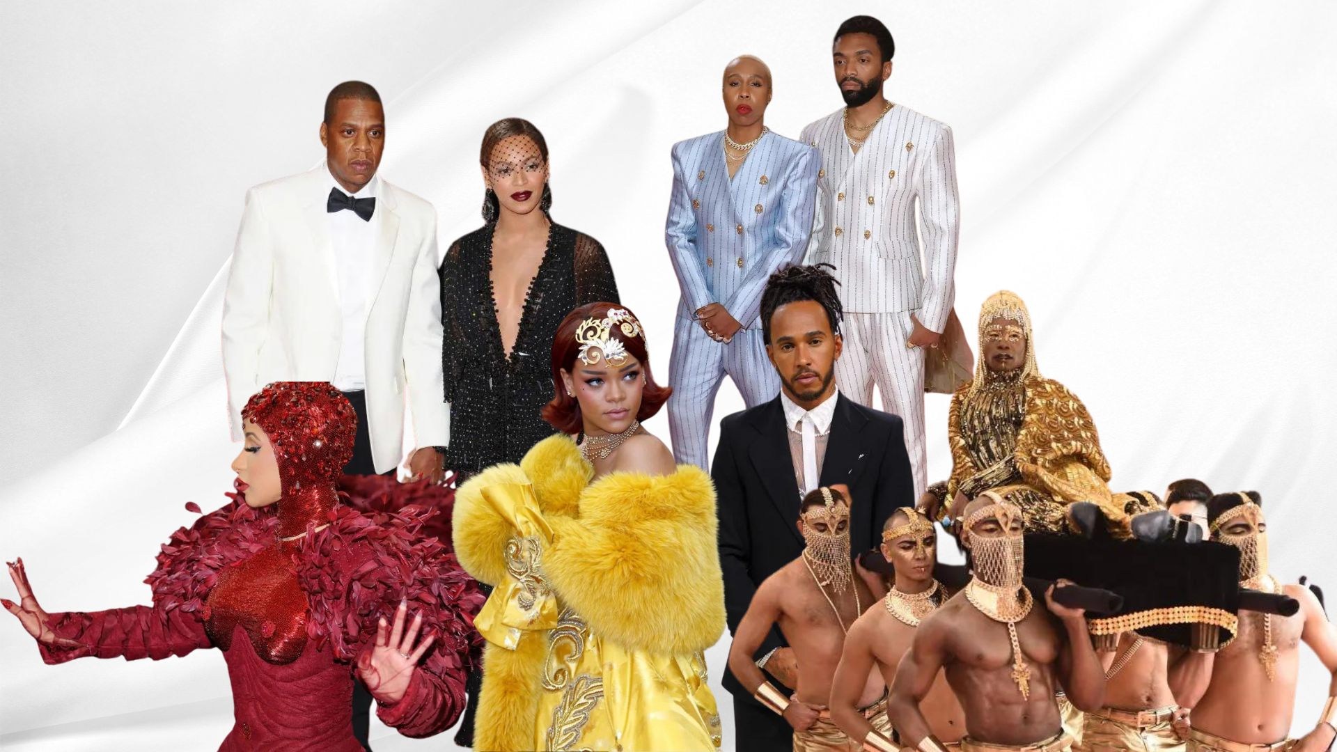 Black celebrities at the met gala