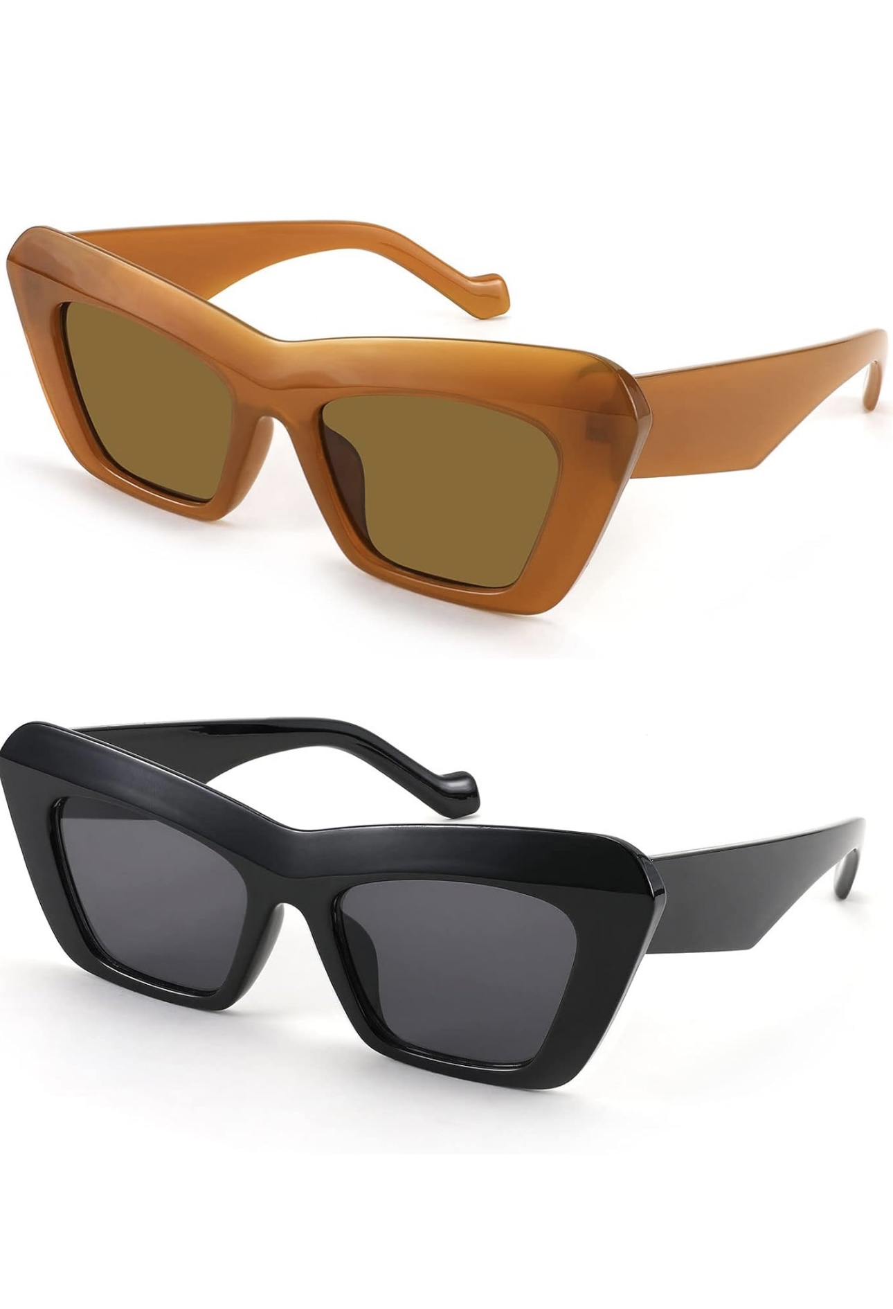 Karsaer Vision Retro Vintage Cat Eye Square Sunglasses