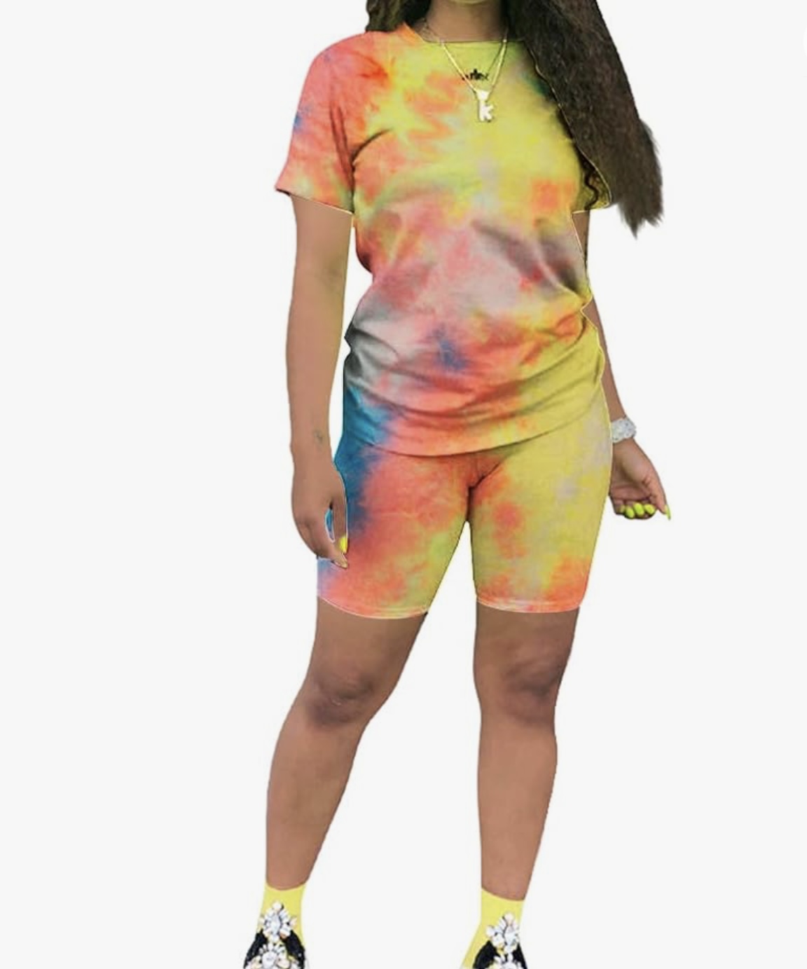 KINIKO 2 Piece Casual Fashion Sports Suit