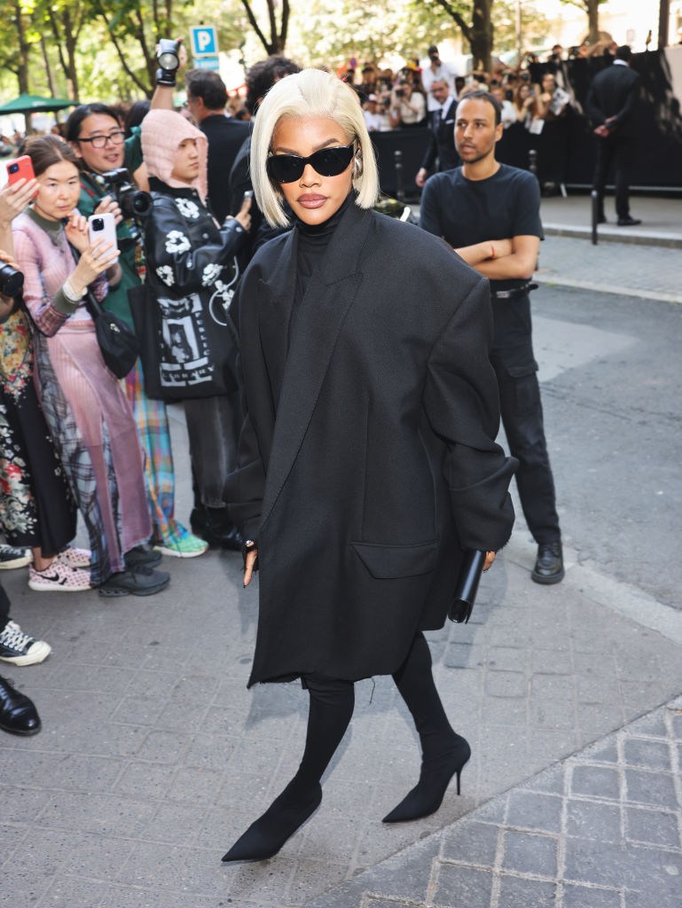 Balenciaga: Outside Arrivals - Paris Fashion Week - Haute Couture Fall/Winter 2024-2025