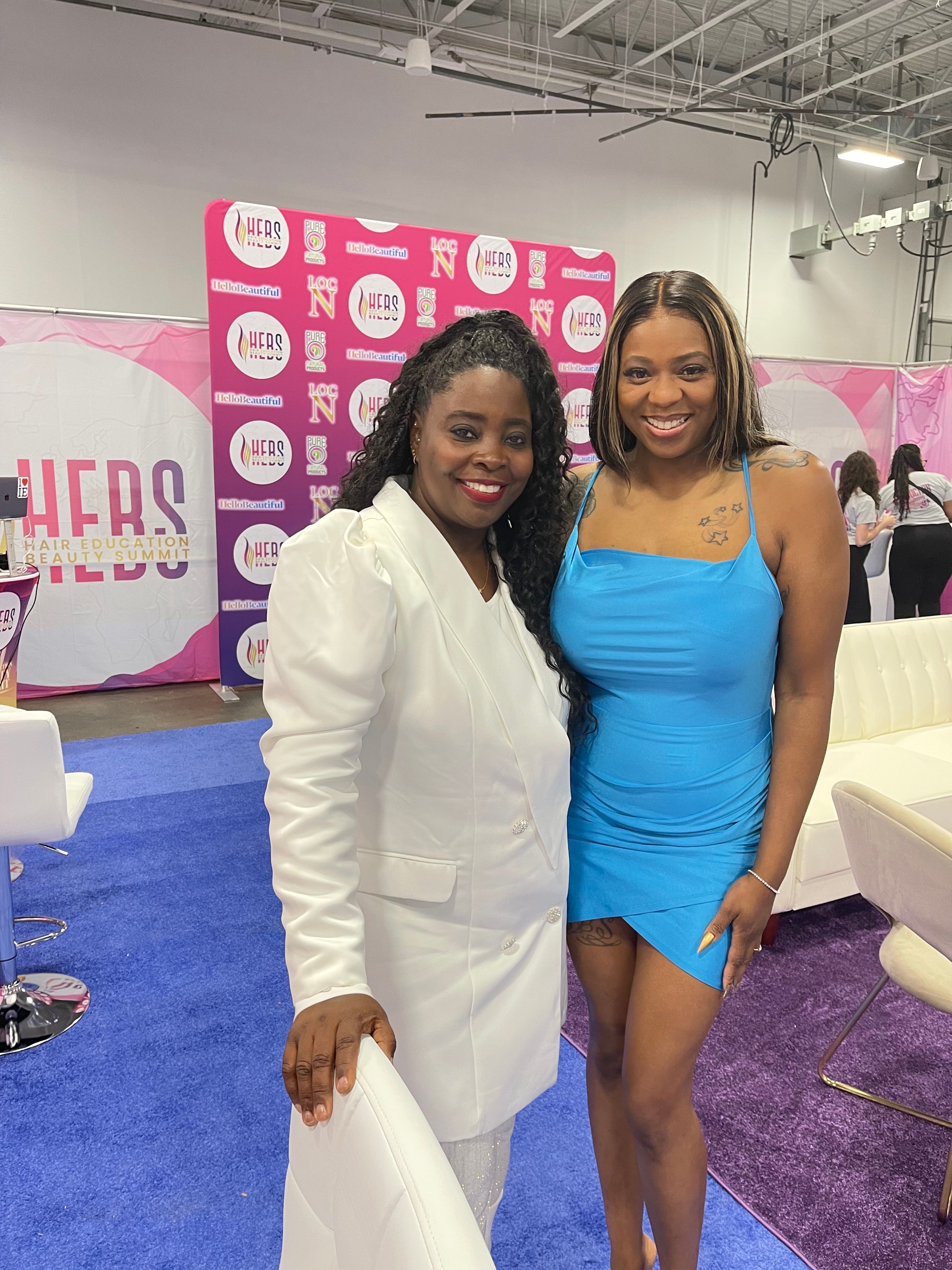 HEBS Hair Education Beauty Summit - Shamika Sanders and Kim Kimble
