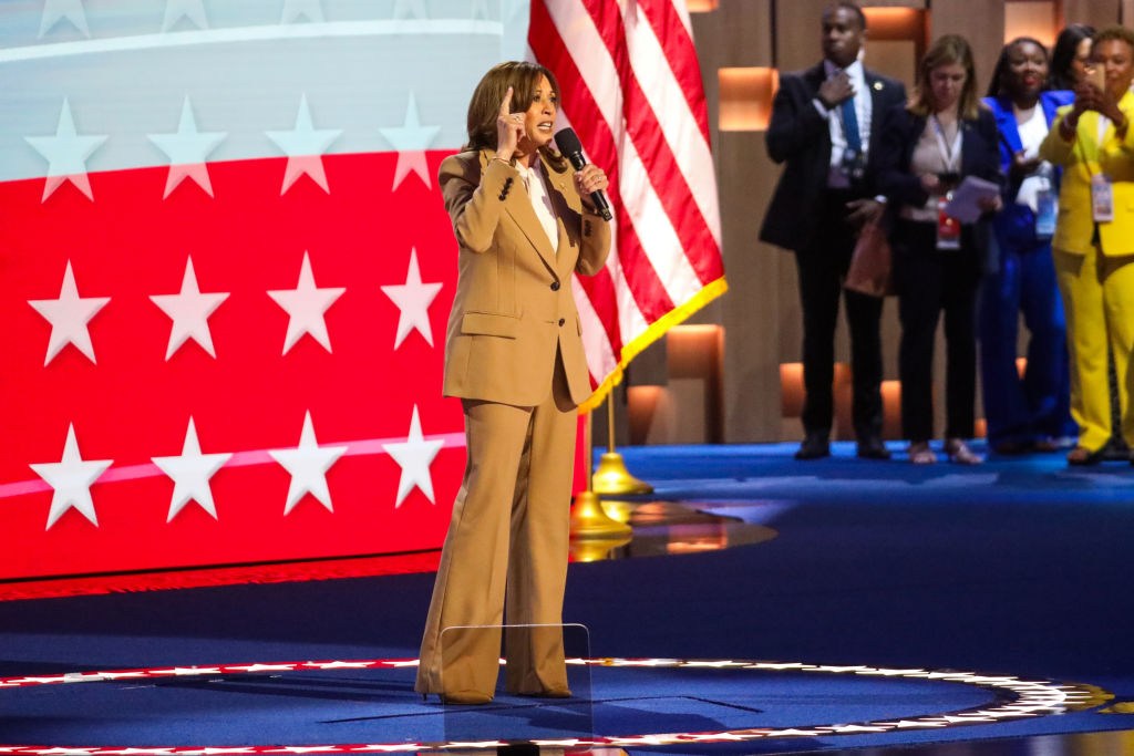 Vice President Kamala Harris Makes Surprise Appearance During DNC