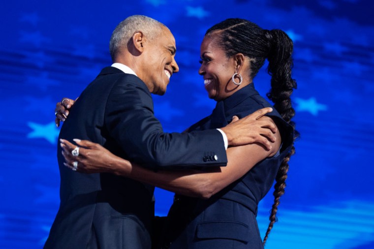 Former First Lady Michelle Obama at the 2024 Democratic National Convention