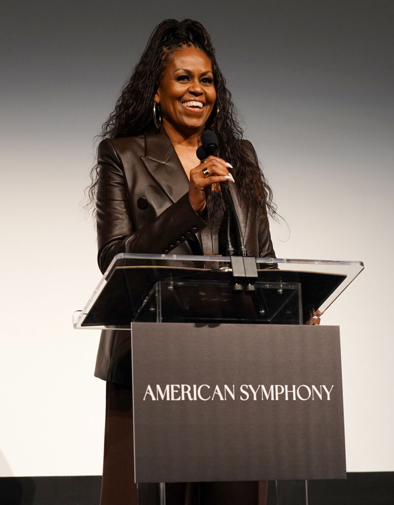 Former First Lady Michelle Obama at the American Symphony New Orleans Premiere