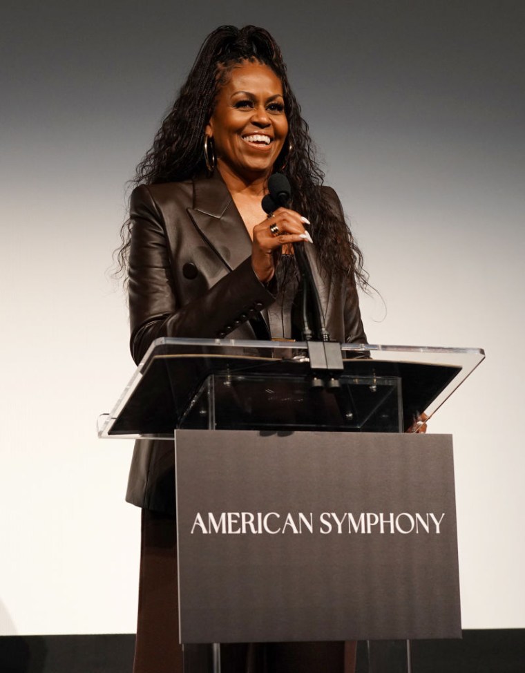 Former First Lady Michelle Obama at the American Symphony New Orleans Premiere