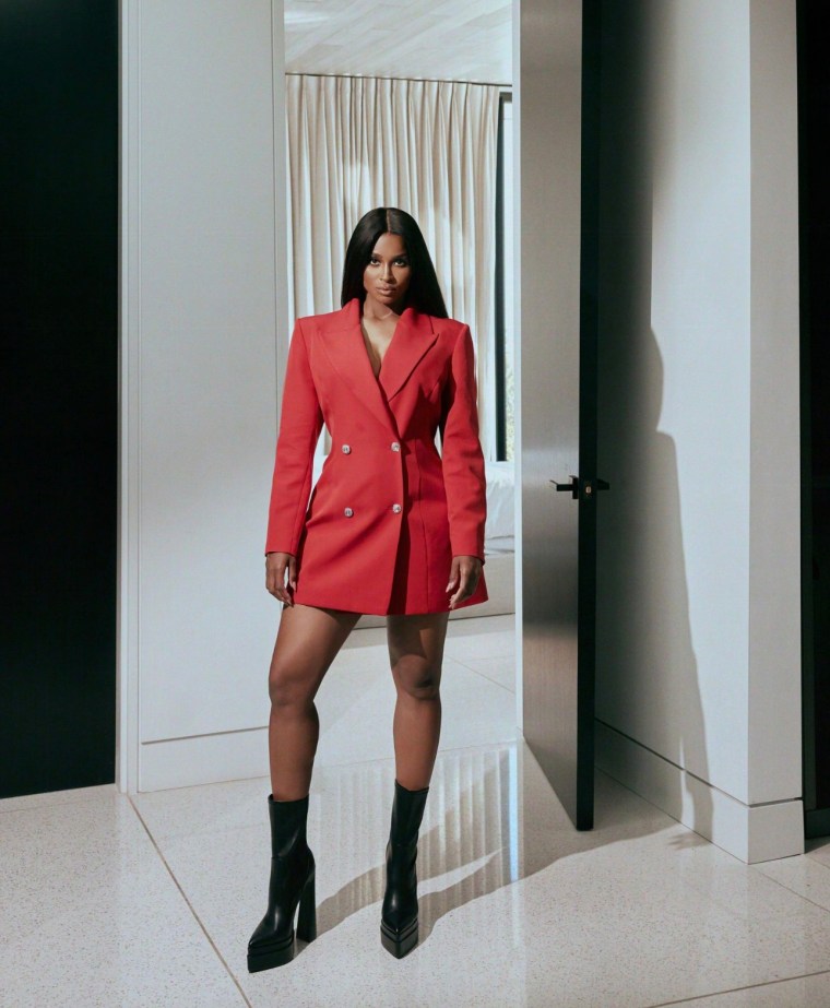 Red Blazer Dress